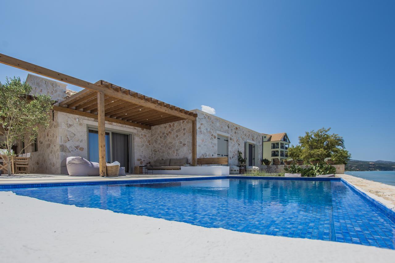 Niova Villa - Seafront, Private Pool And Ionian Sea Views, By Zantewize Alykes  Bagian luar foto